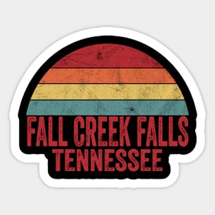 Vintage Fall Creek Falls State Park Tennessee Sticker